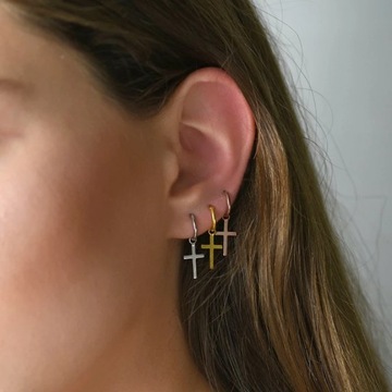 Подвеска в форме конуса с иглой в стиле панк из стерлингового серебра 925 пробы, маленькая