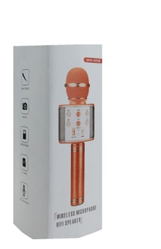 БЕСПРОВОДНОЙ МИКРОФОН ДЛЯ ПЕНИЯ КАРАОКЕ ДИНАМИК BLUETOOTH