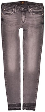 LEE spodnie SKINNY grey jeans SCARLETT _ W29 L31