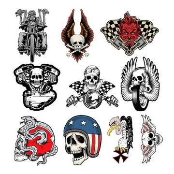 10 NAKEJEKI MOTOCYKLOWYCH LETHAL THREAT CUSTOM