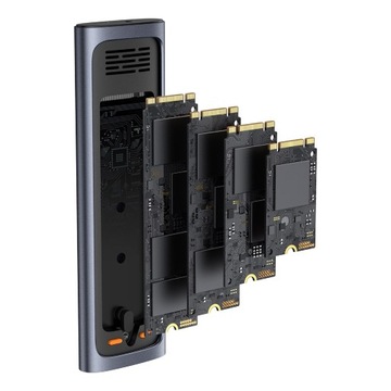 КОРПУС ДЛЯ ТВЕРДИТЕЛЬНОГО НАКОПИТЕЛЯ BASEUS M.2 NVMe/M.2 SATA 10 Гбит/с ДЛЯ HD USB C