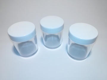 Pojemniczek słoiczek 50 ml Biała Nakrętka