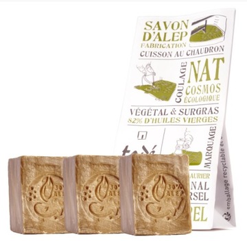 Aleppo Soap Co. Mydło Aleppo 30% lauru 3x200g rumień zapalny dermatoza azs