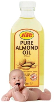 OLEJEK DLA NOWORODKA NIEMOWLĄT DZIECI NATURALNY MIGDAŁOWY OLEJ 200ml