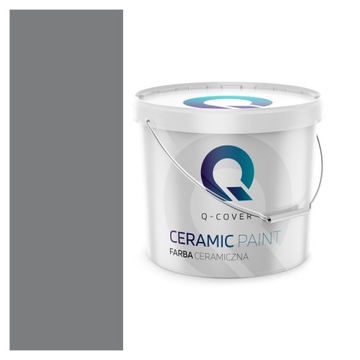 FARBA CERAMICZNA SZARY CIEMNY KOLOR SZARA CIEMNA MAT 5L
