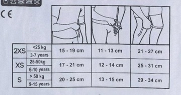 Эко-защита для коньков детские, колени, локти, руки, 3-7 лет, черные, 2XS