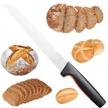 Nóż do chleba kuchni kuchenny Fiskars 21cm 1057538