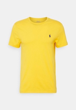 T-SHIRT RALPH LAUREN POLO MĘSKI KOSZULKA SLIM FIT ŻÓŁTY r. M