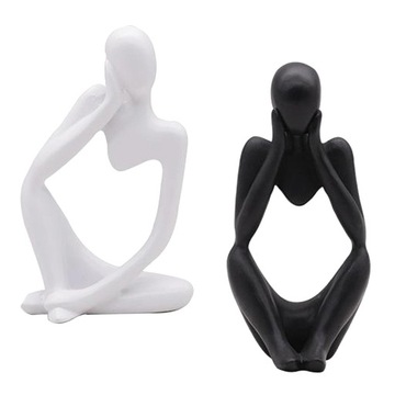 Abstrakcyjna figurka pomysłla Biały