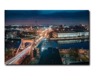 Obraz na płótnie Wrocław panorama do salonu 60x90