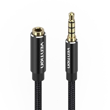 Удлинительный кабель Mini Jack 3,5 AUX 4pin TRRS Наушники, микрофон 3м