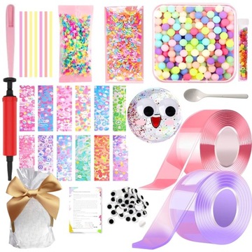 TAŚMA bąbelkowa x2 KOLOROWA DO DMUCHANIA BUBBLE TAPE ZESTAW KREATYWNY DIY