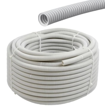 ТРУБА ГОФРИРОВАННАЯ РКГЛ 16 СЕРАЯ 320Н + ПИЛОТ АКС 444033 50М