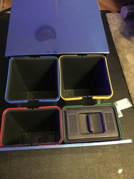 ELLETIPI STREET Сортировщик мусора с 4 контейнерами