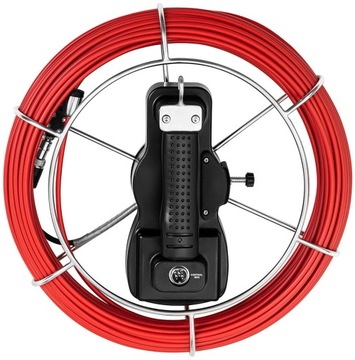 Endoskop kamera inspekcyjna LCD TFT 7'' śr. rur 40-80 mm dł. 40m
