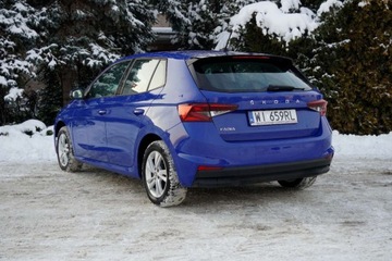 Skoda Fabia IV 1.0 MPI 80KM 2023 Skoda Fabia Salon PL LPG Klimatyzacja Lane Assist Front Assist FV23, zdjęcie 6