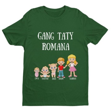 KOSZULKA T-SHIRT PREZENT NA DZIEŃ OJCA GANG TATY