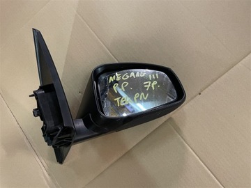 ЗЕРКАЛО ПЕРЕДНЕЕ ПРАВОЕ, 7-ПИН. НОМЕР КРАСКИ CUB: TEKPN RENAULT MEGANE III