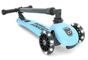 ZESTAW SCOOT AND RIDE BLUEBERRY HULAJNOGA Highwaykick 3 + KASK LED S-M 3L+
