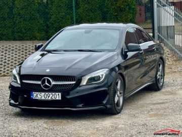 Mercedes CLA C117 Coupe 1.6 200 156KM 2014 Mercedes-Benz CLA AMG Navi Parkdistance Led Xenon Automat 1.6 Benzyna 156KM, zdjęcie 4