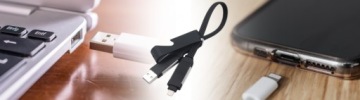 Кабель USB C MicroUSB USB LIGHTNING Адаптер для iPhone короткий 6 в 1
