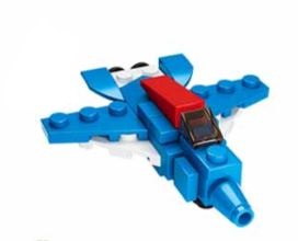 KLOCKI SLUBAN B591A MYŚLIWIEC FIGHTER MINI SAMOLOT LOTNICTWO