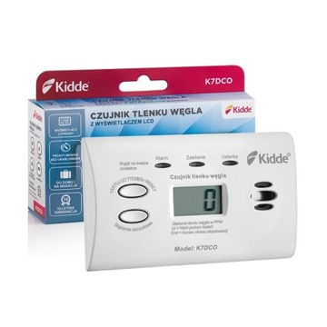 Czujnik czadu z wyświetlaczem Kidde K7DCO