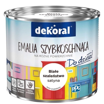 Emalia szybkoschnąca 0,2L Białe szaleństwo