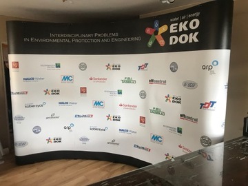Рекламная стена POP UP, ширина 414 x высота 229, с печатью + рулон БЕСПЛАТНО