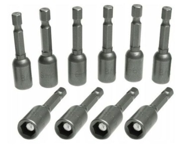 KOŃCÓWKA NASADKA MAGNETYCZNA DO WKRĘTARKI 8MM x 10