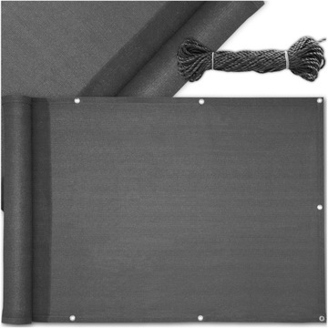 OSŁONA BALKONOWA 1X5m OSŁONA NA BALKON + UV 95% TARAS OGRODZENIE OCZKA
