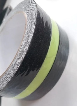 TAŚMA ANTYPOŚLIZGOWA z paskiem 3m NA SCHODY świecąca fluorescencyjna