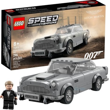 LEGO SPEED CHAMPIONS 76911 ASTON MARTIN 007 Реплика автомобиля ДЖЕЙМСА БОНДА