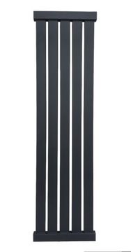 Grzejnik łazienkowy dekoracyjny DUBAJ 120/38 czarny