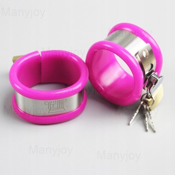 Silicone Stainless Steel Handcuff Constraint