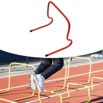 Płotki sportowe do zwinności poprawiają szybkość i zwinność koordynacji 60 cm