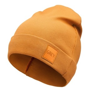 Czapka wiosenna beanie wygodna prążek 54-60 L