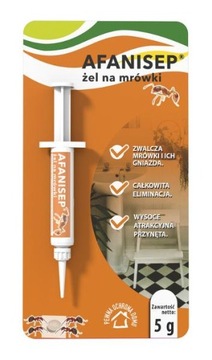 Żelowa trutka na mrówki AFANISEP 5 g zwalcza całe kolonie