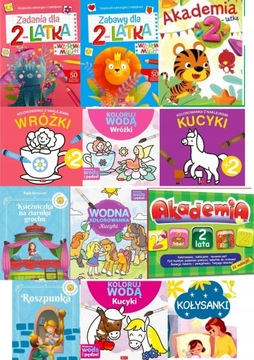Mega pakiet 2-latka dla dziewczynki kolorowanki