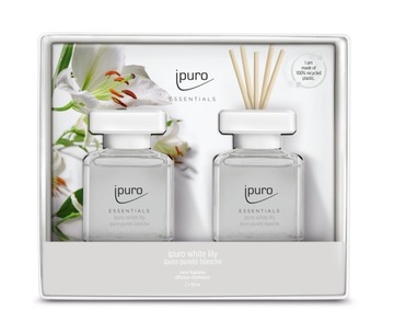 Zestaw 2 x 50 ml, WHITE LILY, ipuro Essentials
