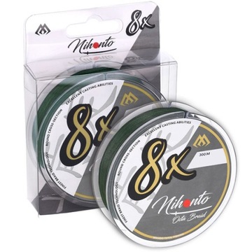 MIKADO NIHONTO OCTA BRAID GREEN- 0.26 MM 300 M NEW