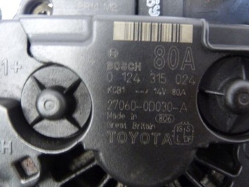 ALTERNÁTOR BOSCH 0124315024 AVENSIS T22 1.8