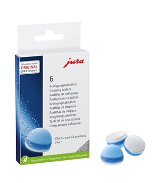 Tabletki CZYSZCZĄCE do ekspresu Jura 2w1 (6 sztuk)