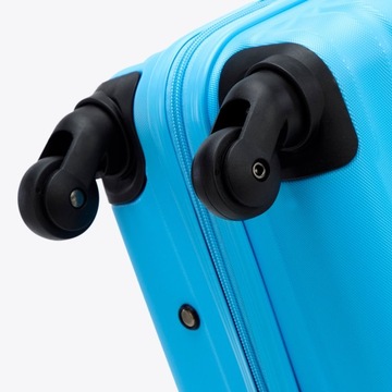 WITTCHEN średnia walizka z ABS-u niebieska