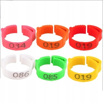 Маркеры-кольца для кур, гусей, птиц, 30 шт м4.