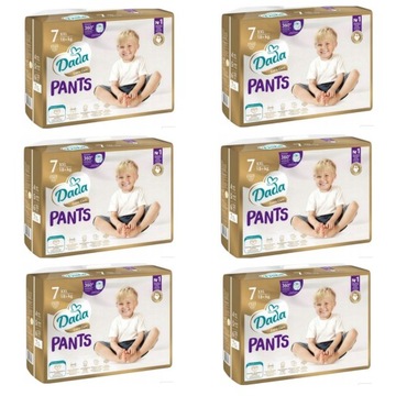 Pieluchomajtki Dada Pants 7 Nowe Extra Care Nowość Rozmiar 7 6x34 szt.
