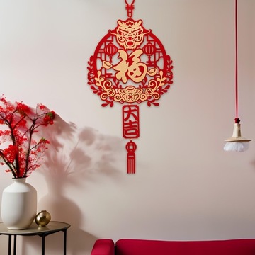 Украшения весеннего фестиваля, китайские новогодние куплеты, стиль стены F