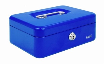 MAŁA KASETKA NA PIENIĄDZE KOSZTOWNOŚCI CASH BOX Eagle 153x120x70mm