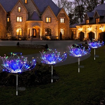 2X СОЛНЕЧНАЯ ЛАМПА ДЛЯ САДА УКРАШЕНИЕ ОДУВШИНКИ 150 LED