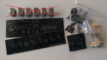 Zegar NIXIE 6xIN12 Zestaw do montażu KIT BEZ LAMP
